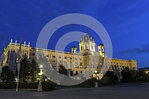 Museum of Art History in Vienna in Austria