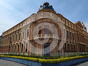 museum of the autonomy palace of the university of Mexico adjacent to the main aztec temple photo