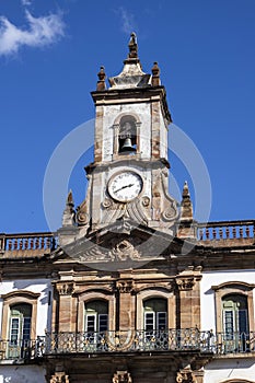 Museum of Betrayal on Tiradentes Square in UNESCO World Heritage City Ouro Preto, Minas Gerais, Brazil