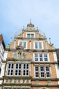 Museum of Dempterhaus or Leisthaus in Hamelin, Germany