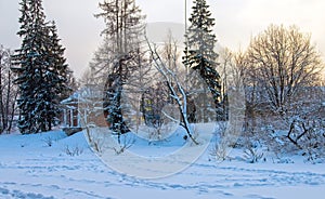 Museum estate and park Priyutino. Vsevolozhsky district, Leningrad region