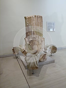 Museum exponents in Delphi, Greece