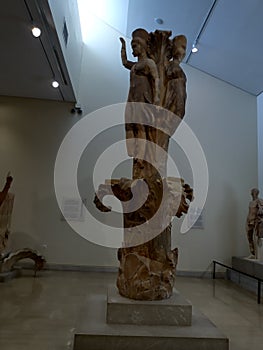 Museum exponents in Delphi, Greece