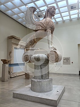 Museum exponents in Delphi, Greece