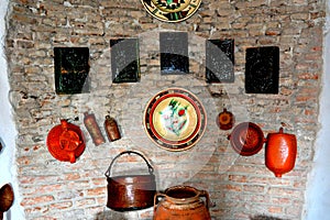 Museum of the fortified medieval saxon church in Calnic, Transylvania