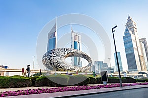 Museum of the future in Dubai UAE downtown