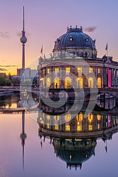 The Museum Island with the Television Tower in Berlin