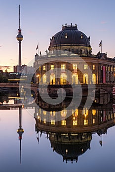The Museum Island with the Television Tower in Berlin