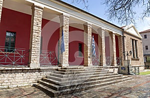 Museum of Kalavritan Holocaust, Kalavryta, Peloponnese, Greece.