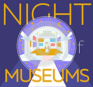 Museum Night poster or banner