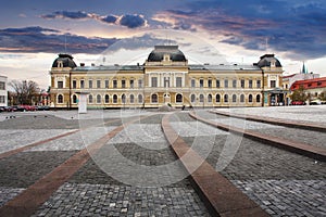 Museum of Nitra region located in a square opposite the theatre