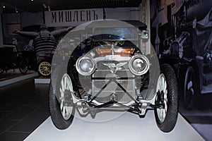 Museum of retro cars and motorcycles.cars of the 20th century