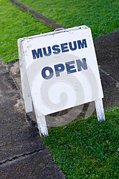 Museum sign.