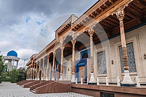 Museum of Victims of Political Repression and Patriots Memorial in a park in Tashkent in Uzbekistan photo