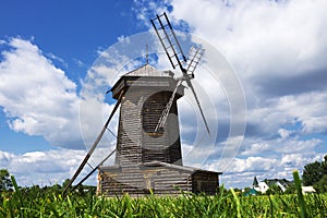 The Museum of Wooden Masterpieces in the ancient town of Suzdal, Russia