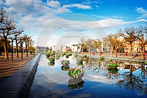 Museumplein square in Amsterdam