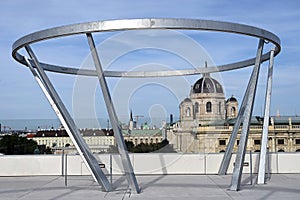 MuseumsQuartier in Vienna cityscape