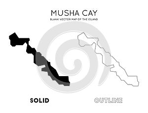 Musha Cay map.