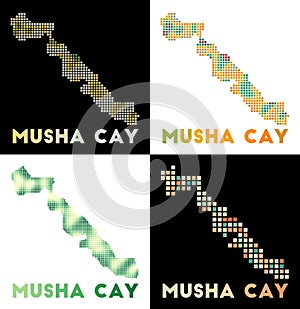 Musha Cay map.