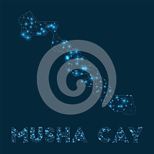 Musha Cay network map.
