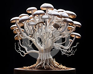 The Mushroom Brn is the Natural Intelligence isolated with Backdrop A A Mushroom Brn.