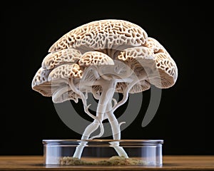 The Mushroom Brn is the Natural Intelligence isolated with Backdrop A A Mushroom Brn.