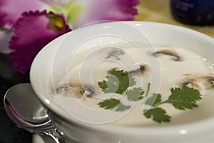 Mushroom cream soup 2