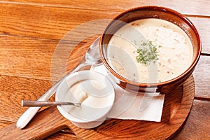 Mushroom cream soup