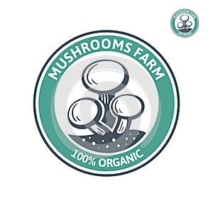 Mushroom farm logo template is an excellent logo template highly suitable for company photo