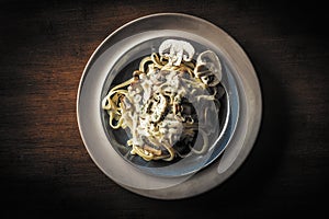 Mushroom Fetuccine Alfredo