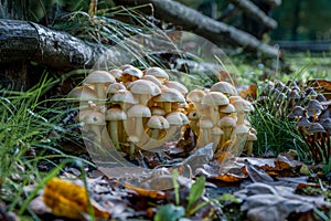 Mushroom on the grass