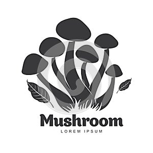 Mushroom logo templates