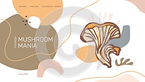 Mushroom Mania Banner Template