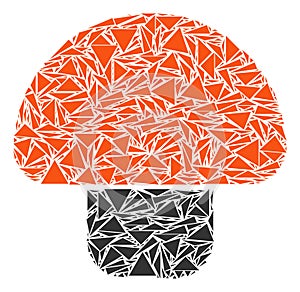 Mushroom Mosaic of Triangles