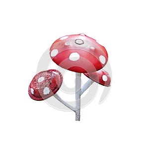 ..Mushroom from old pans. Do it yourself. Reuse waste. A handicraft of waste