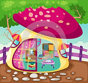 Mushroom playhouse