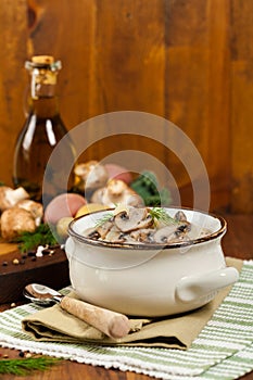 Mushroom Potato Soup