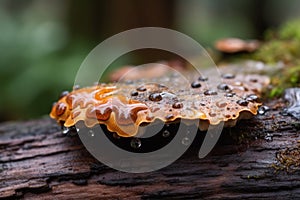 Mushroom rain forest. Generate Ai