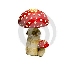 Mushroom red and white