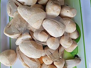 Mushroom Rice was made by Vietnamese famer. photo