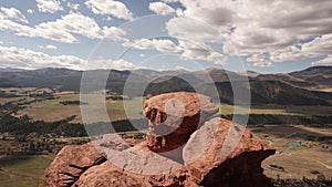 Mushroom rock in Carbondale Colorado photo