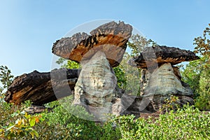 mushroom rock in Thailand