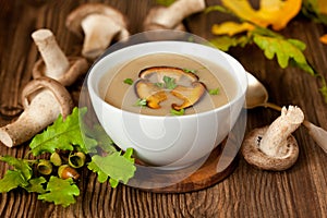 Mushroom soup