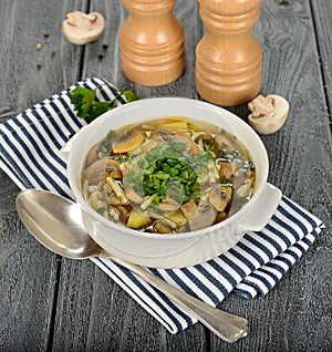 Mushroom soup