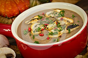 Mushroom soup