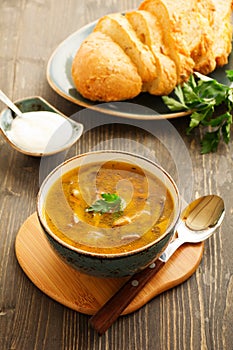 Mushroom soup