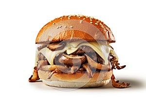 Mushroom Swiss Burger