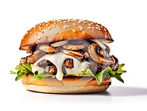 Mushroom Swiss Burger