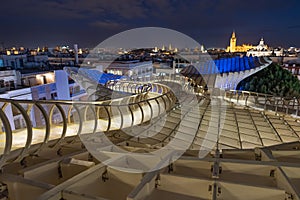 Mushrooms from the city of Seville or Metropol Parasol