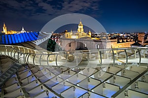 Mushrooms from the city of Seville or Metropol Parasol